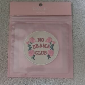 Ban.do Pink and Green 'No Drama Club' Patch